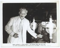 1h038 BOOGIE MAN WILL GET YOU 8x10.25 '42 great Boris Karloff close up as crazy scientist in lab!