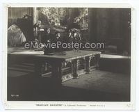 1h086 DRACULA'S DAUGHTER 8x10 movie still '36 men gathered in spooky house full of cobwebs!