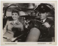 1h108 GAZEBO 8x10 movie still '60 great close up of Glenn Ford & Debbie Reynolds in funky car!