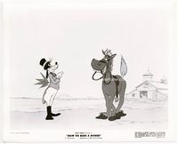 1h150 HOW TO RIDE A HORSE 8x10 movie still '50 Goofy uses carrots to bribe the horse!