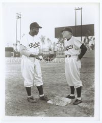 1h165 JACKIE ROBINSON STORY 8.25x10 '50Brooklyn Dodgers baseball legend playing himself in uniform!