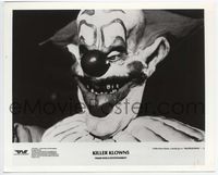 1h181 KILLER KLOWNS FROM OUTER SPACE 8x10 movie still '88 great close up of grinning killer clown!