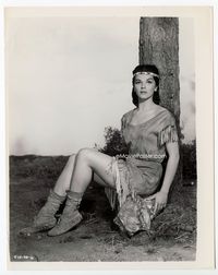 1h106 FRONTIER RANGERS 8x10 still '59 great sexy close up of Native American Indian Lisa Gaye!