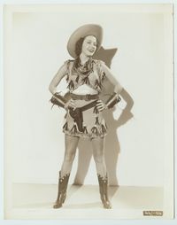 1h373 YOU'RE A SWEETHEART 8x10 movie still '37 sexiest full-length cowgirl Marjorie Weaver!