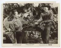 1h209 MIGHTY JOE YOUNG 8x10.25 movie still '49 Ben Johnson catches Terry Moore with lasso!