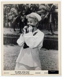 1h299 SOUTH PACIFIC 8x10 movie still '59 Mitzi Gaynor clowning around in sailor suit!