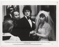1h272 ROCKY II 8.25x10.25 movie still '79 Sylvester Stallone & Talia Shire get married!