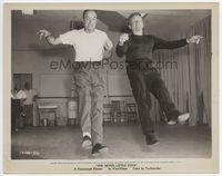 1h279 SEVEN LITTLE FOYS candid 8x10.25 '55 great close up of Bob Hope dancing with James Cagney!