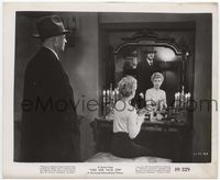 1h318 TAKE ONE FALSE STEP 8x10 movie still '49 William Powell sneaks up on Shelley Winters!