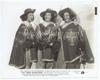 1h337 THREE MUSKETEERS 8x10.25 movie still '39 great close up of The Ritz Brothers in costume!