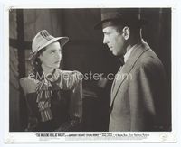 1h354 WAGONS ROLL AT NIGHT 8x10 still '41 great 2-shot of Humphrey Bogart & Sylvia Sidney glaring!