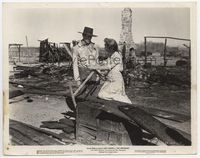 1h359 WESTERNER 8x10 movie still '40 Gary Cooper & Doris Davenport standing in burned down house!