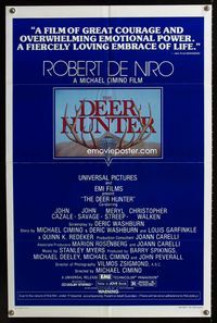 1i157 DEER HUNTER style A one-sheet movie poster '78 Robert De Niro, Michael Cimino, Mantel artwork!