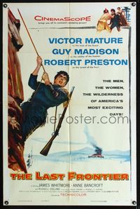1i365 LAST FRONTIER one-sheet movie poster '55 Victor Mature, Guy Madison, Robert Preston