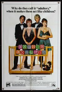 1i400 LOVING COUPLES one-sheet movie poster '80 Shirley MacLaine, James Coburn, Susan Sarandon