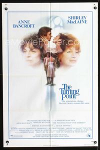 1i725 TURNING POINT one-sheet poster '77 artwork of Shirley MacLaine & Anne Bancroft by John Alvin!