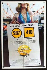 1i735 USED CARS one-sheet movie poster '80 Robert Zemeckis, sexy image, art by Roger Huyssen!