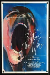 1i761 WALL one-sheet movie poster '82 Pink Floyd, Roger Waters, rock & roll, great artwork!