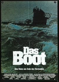 1k081 DAS BOOT German movie poster '81 The Boat, Wolfgang Petersen German World War II classic!