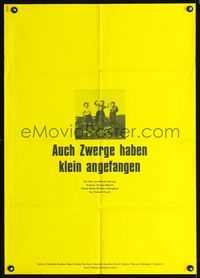 1k114 EVEN DWARFS STARTED SMALL German poster '70 Auch Zwerge Haben Klein Angefangen, Werner Herzog