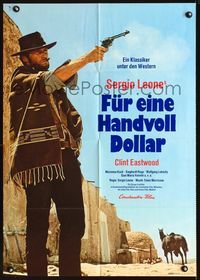 1k123 FISTFUL OF DOLLARS German poster R73 Per un Pugno di Dollari, Clint Eastwood, Sergio Leone