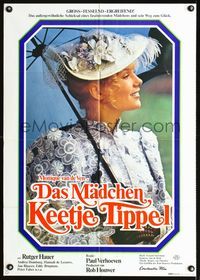 1k165 KATIE TIPPEL German movie poster '75 Paul Verhoeven, close up of Monique van de Ven!