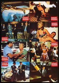 1k022 GOLDFINGER German lobby card movie poster R80s great images of Sean Connery as James Bond!
