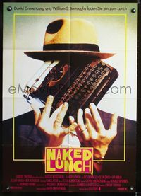 1k193 NAKED LUNCH German '91 David Cronenberg, Peter Weller, William S. Burroughs, wild image!