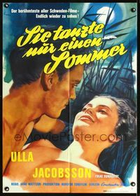 1k201 ONE SUMMER OF HAPPINESS German poster R64 sexiest naked young lovers art by Ernst Litter!