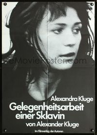 1k202 PART-TIME WORK OF A DOMESTIC SLAVE German movie poster R70s Gelegenheitsarbeit einer Sklavin