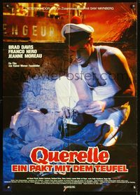 1k215 QUERELLE photo style German movie poster '82 Rainer Werner Fassbinder, homosexual romance!
