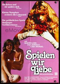 1k232 SPIELEN WIR LIEBE German '77 Maladolescenza, wild coming-of-age teen torture melodrama!