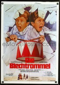 1k247 TIN DRUM German movie poster '80 Volker Schlondorff, anti-war, Die Blechtrommel!