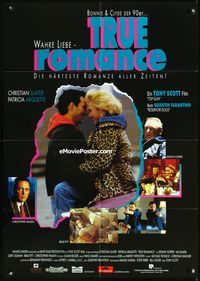 1k249 TRUE ROMANCE German '93 Christian Slater, Patricia Arquette, Quentin Tarantino, different!