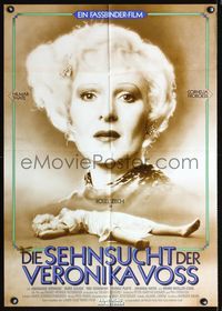 1k254 VERONIKA VOSS German poster '82 Die Sehnsucht der Veronika Voss, Rainer Werner Fassbinder