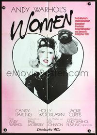 1k268 WOMEN IN REVOLT German movie poster '72 Andy Warhol, Candy Darling, transvestite drag queens!