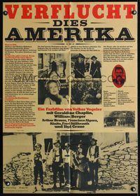 1k275 YANKEE DUDLER German poster '73 Verflucht, dies Amerika, Volker Vogeler, Geraldine Chaplin