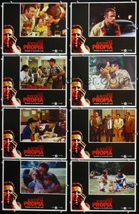 1k482 HIDE IN PLAIN SIGHT 8 Spanish/U.S. movie lobby cards '80 star & director James Caan, Jill Eikenberry