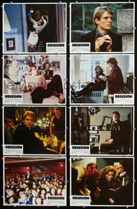 1k472 FAN 8 Spanish/U.S. movie lobby cards '81 Lauren Bacall, Michael Biehn, Maureen Stapleton