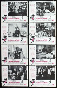 1k478 GIRL WITH A PISTOL 8 Spanish/U.S. movie lobby cards '68 sexy Italian Monica Vitti, Stanley Baker