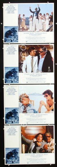 1k543 GREEK TYCOON 4 Spanish/U.S. movie lobby cards '78 Jacqueline Bisset, Anthony Quinn