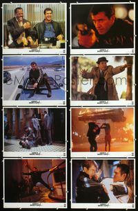 1k487 LETHAL WEAPON 4 8 Spanish/U.S. movie lobby cards '98 Mel Gibson, Danny Glover, Joe Pesci, Rene Russo