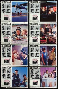 1k509 OPERATION ST PETERS 8 Spanish/U.S. movie lobby cards '67 Edward G. Robinson, Lucio Fulci