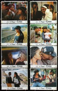 1k514 POETIC JUSTICE 8 Spanish/U.S. movie lobby cards '93 Janet Jackson, Tupac Shakur, Regina King