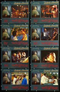 1k515 SERPENT & THE RAINBOW 8 Spanish/U.S. movie lobby cards '88 Wes Craven, Bill Pullman, Cathy Tyson