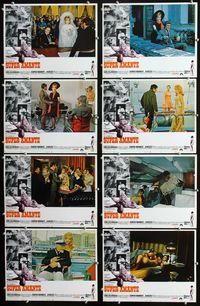 1k521 STUNTMAN 8 Spanish/U.S. movie lobby cards '68 sexy Italian Gina Lollobrigida, Marcello Baldi
