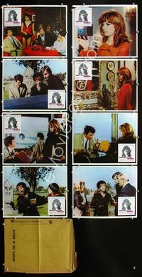 1k311 COLUMBO RANSOM FOR A DEAD MAN 8 Mexican movie lobby cards '71 Peter Falk, Lee Grant, John Fink