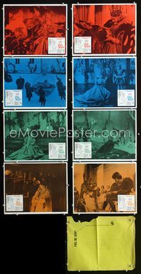1k321 DONKEY SKIN 8 Mexican movie lobby cards '70 Jacques Demy, Catherine Deneuve, Peau d'ane