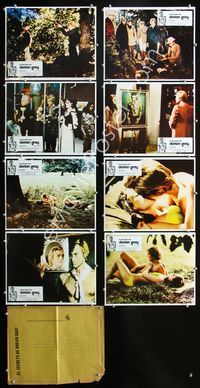 1k322 DORIAN GRAY 8 Mexican movie lobby cards '71 Helmut Berger, Richard Todd, Herbert Lom