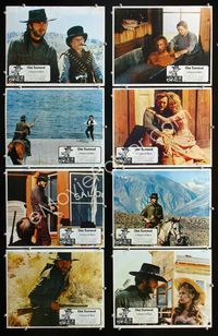 1k348 HIGH PLAINS DRIFTER 8 Mexican movie lobby cards '73 Clint Eastwood, Verna Bloom, Mariana Hill
